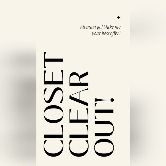 Closet Clear Out - Picture 1 of 1